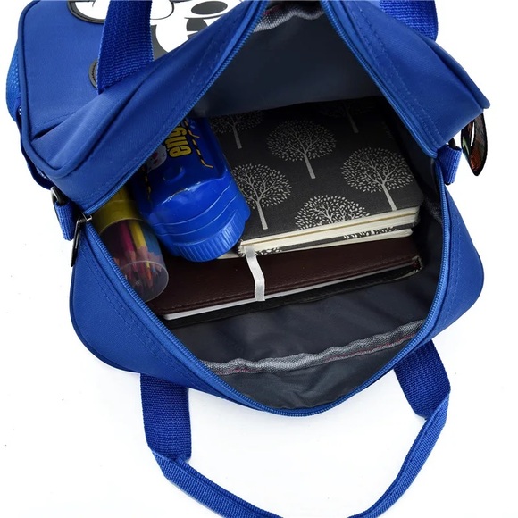 New Mickey Cartoon 3Way Multi-Functional Book Bag, Shoulder Bag & Hand Tote Bag - Picture 11 of 11